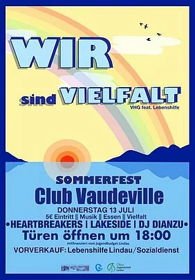 Plakat Wir sind Vielfalt Sommerfest